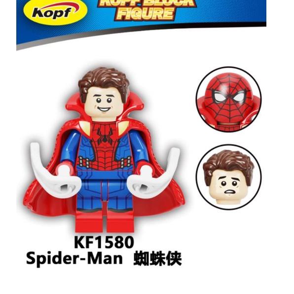 mainan action figure Spiderman doctor octopus KF6145 Minifigure Avengers captain america zombie iron