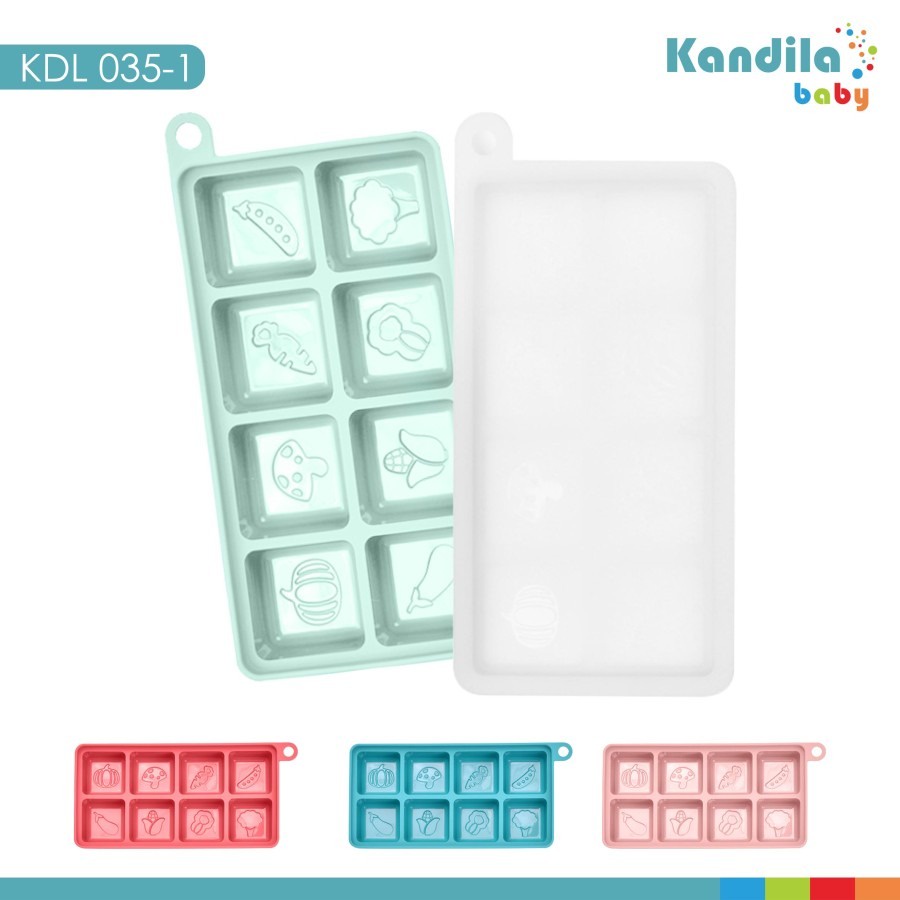 Kandila KDL035-1 Veggie Silicone Ice Tray