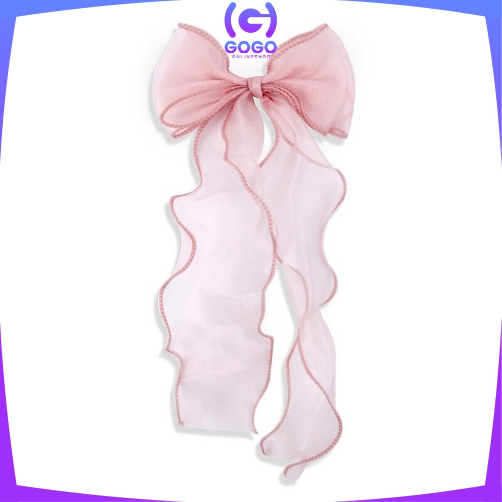 GOGO-C344 Jepit Rambut Korea Pita Untuk Wanita Ikat Rambut Pita Panjang ala Korea / Ribbon Hair Tie / Jepit Rambut Wanita / Jepitan Rambut Anak Perempuan