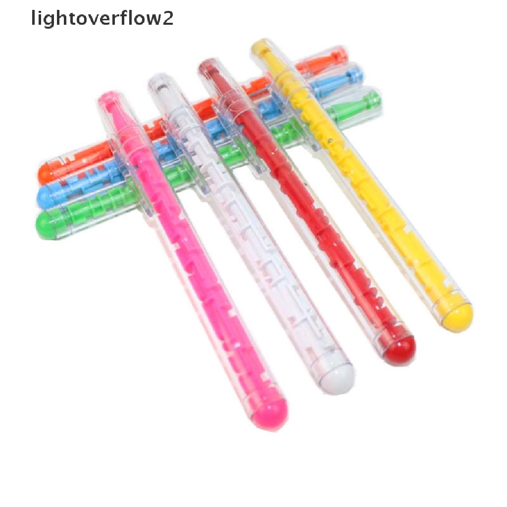 (lightoverflow2) 5pcs / Set Bolpen Labyrinth Untuk Anak-Anak