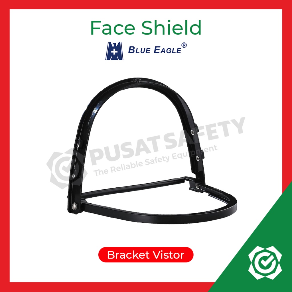 Faceshield FC 48 dan Bracket A2 Blue Eagle 1 Set