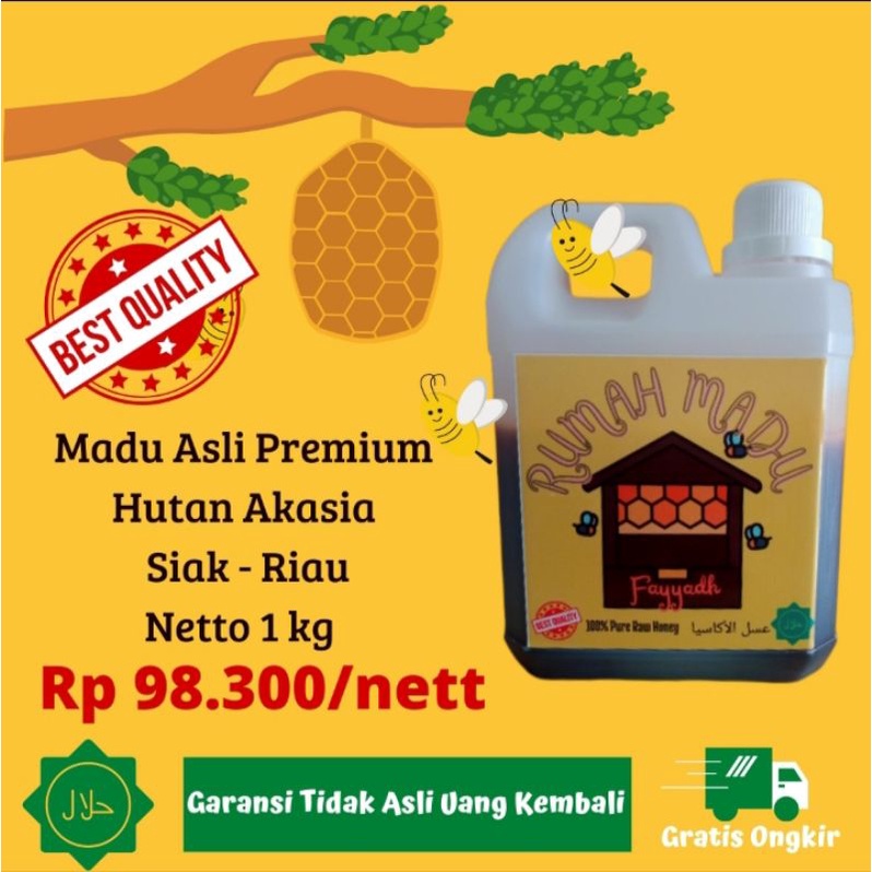 

madu asli hutan akasia 1 kg