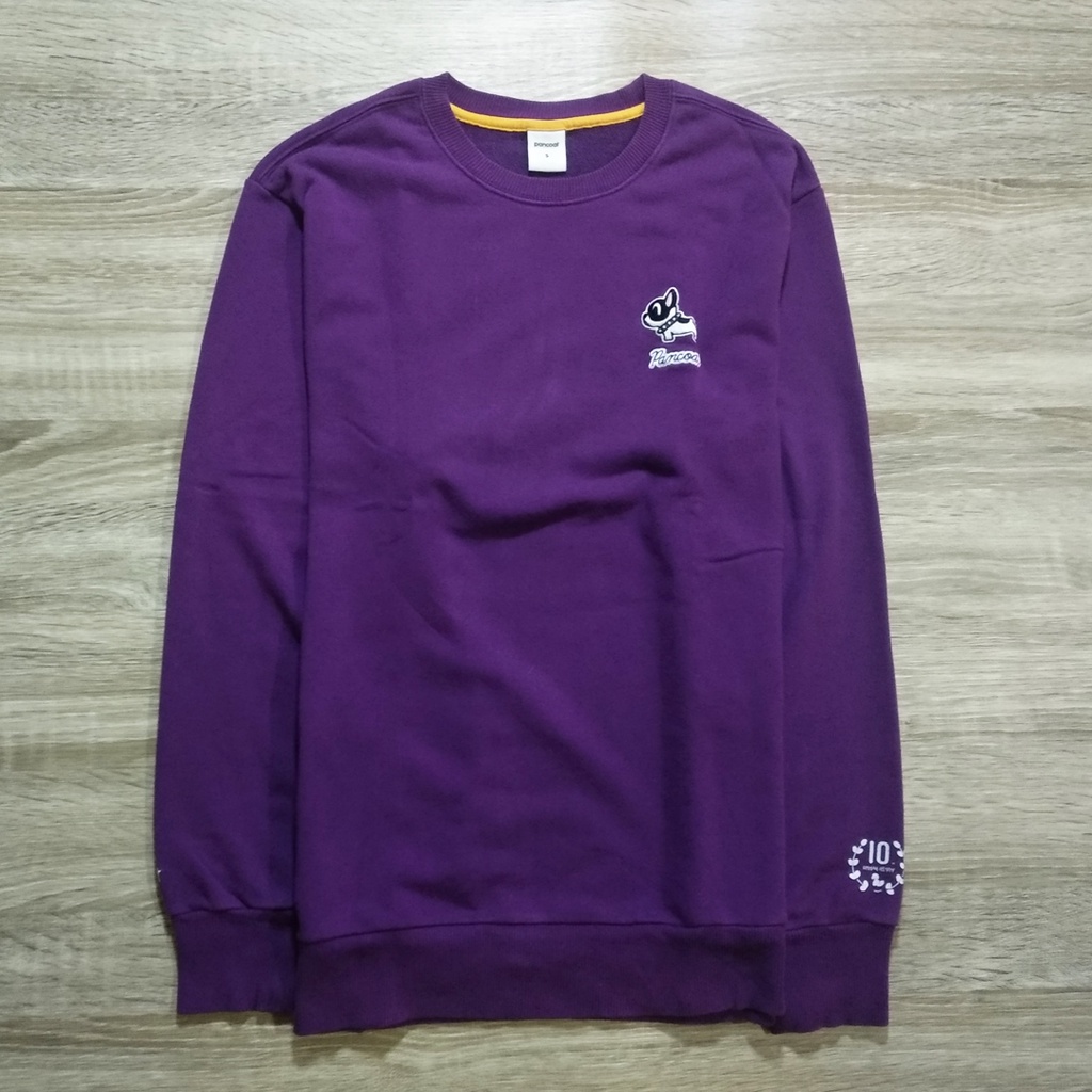 CREWNECK BRANDED SECOND PANCOAT UNGU