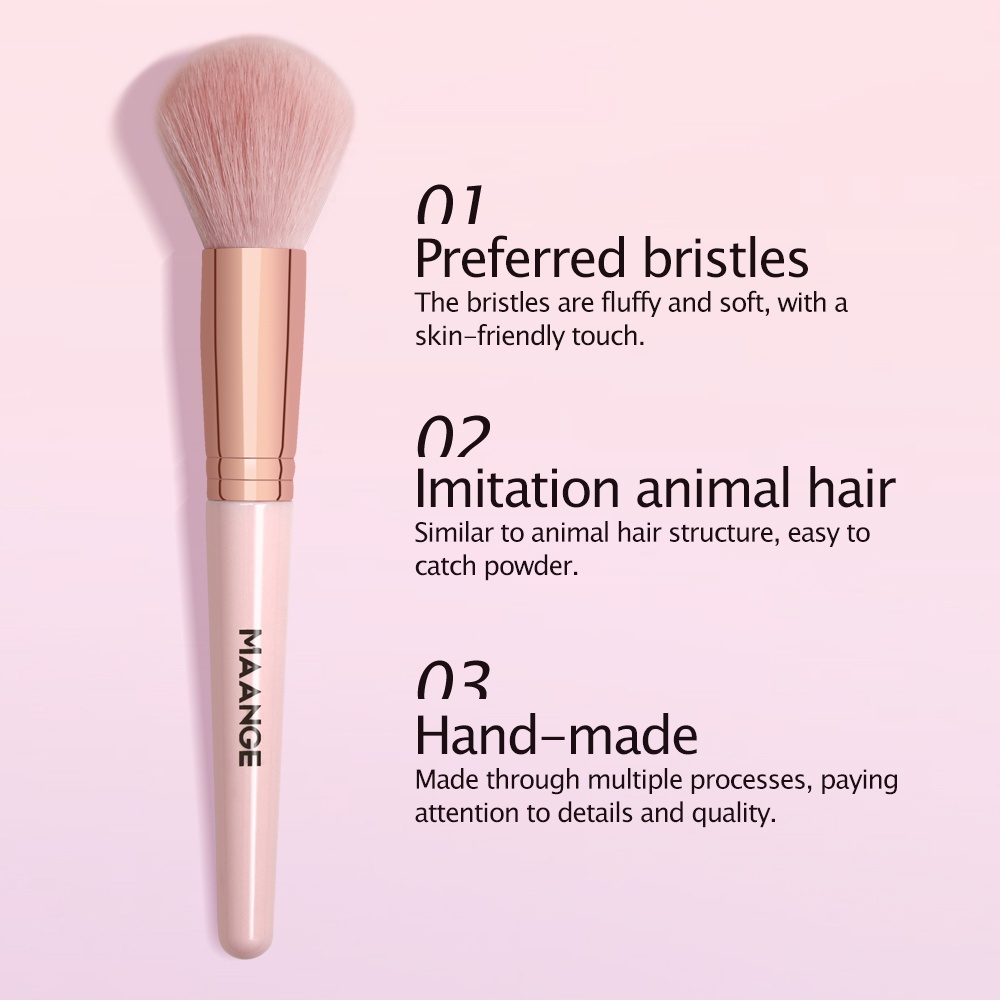 MAANGE Brush Kit 11Pcs Brush Make Up Set Cocok Untuk Pemula Make Up Bedak Kosmetik Aksesoris Kuas Blush On 5862