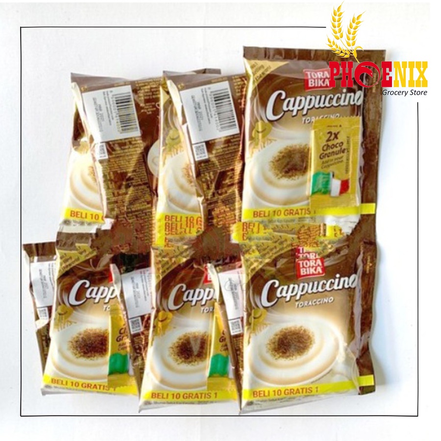 

Torabika cappucino toraccino 1 renceng 10 sachets @ 25 gram