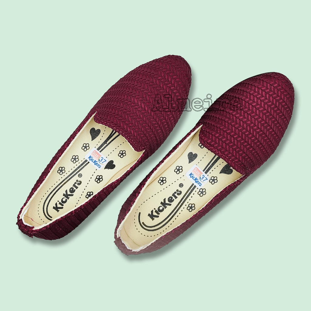 Sepatu Flat Shoes Cewek Kickers Terbaru Best Quality