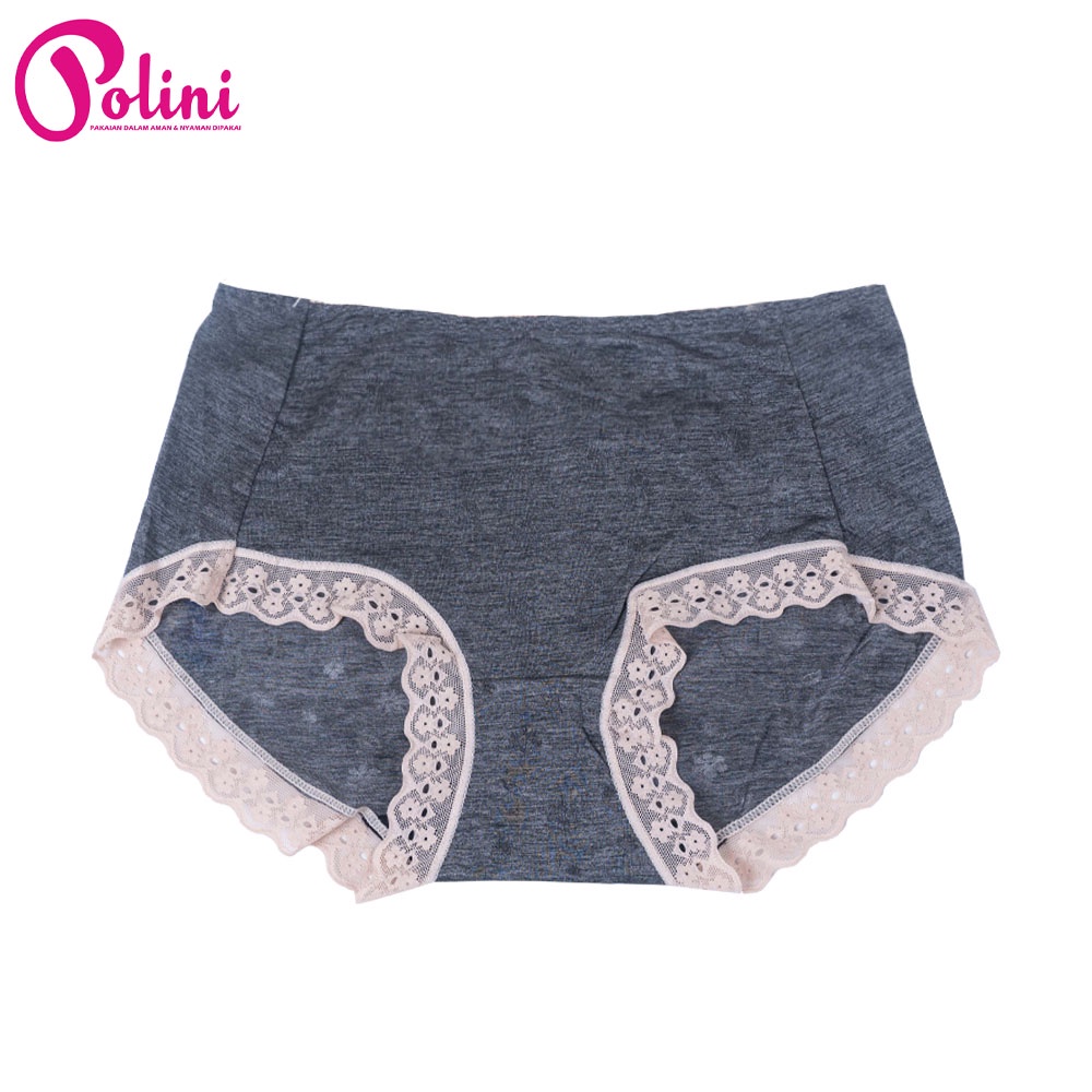 POLINI Celana Dalam Wanita List Renda Cd Katun 7284