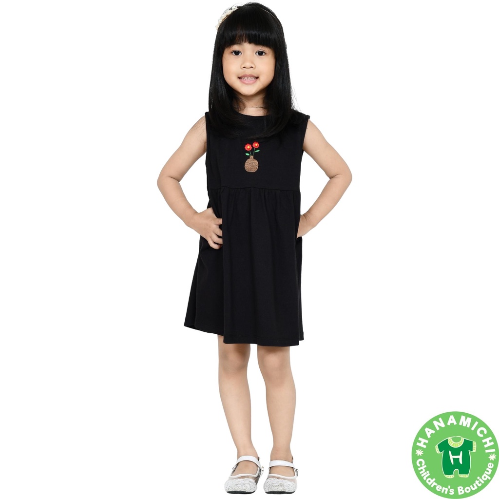 Hanamichi RIVA Dress Anak Premium Tanpa Lengan Sleeveless Balita