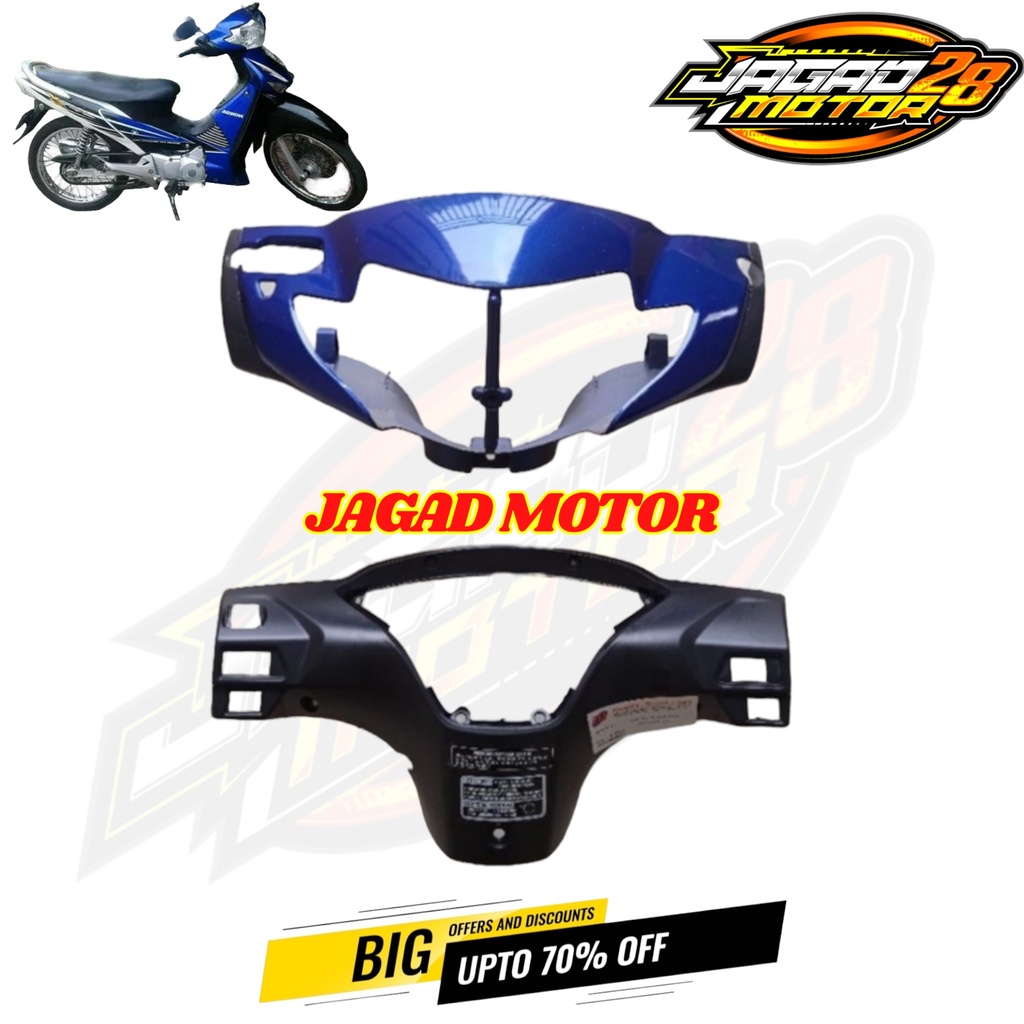 Batok Depan Belakang Supra X 125 Lama 2005-2007 Biru / Kepala Depan Belakang Supra X 125 Lama 2005-2007 Biru / Batok Kepala Totok Depan Belakang Supra X 125 Lama 2005-2007 Biru