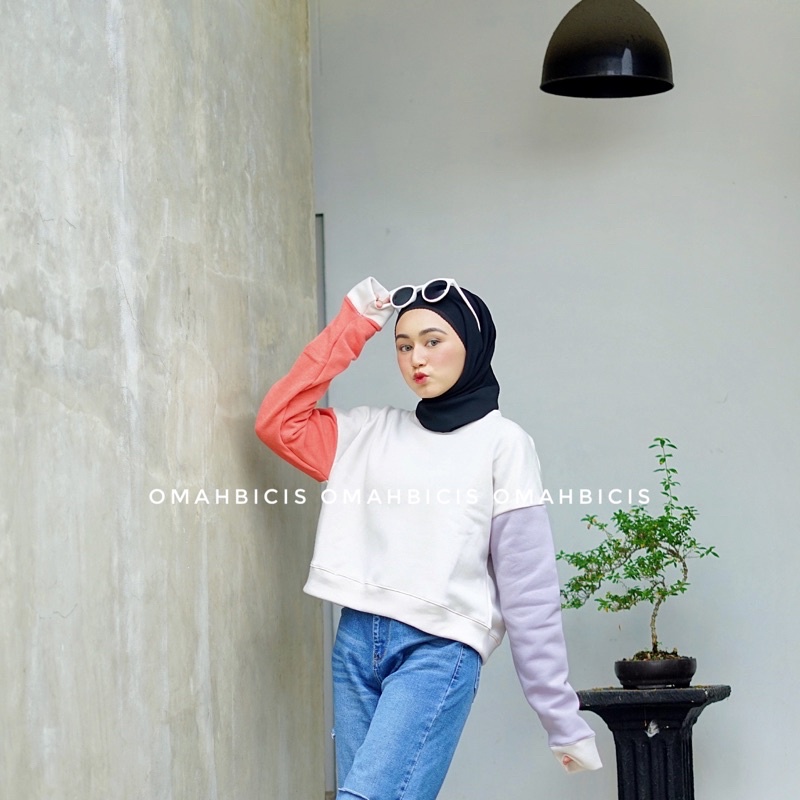 Jiso Crop Sweater Premium - Sweater Wanita- Sweater knit - Sweater import