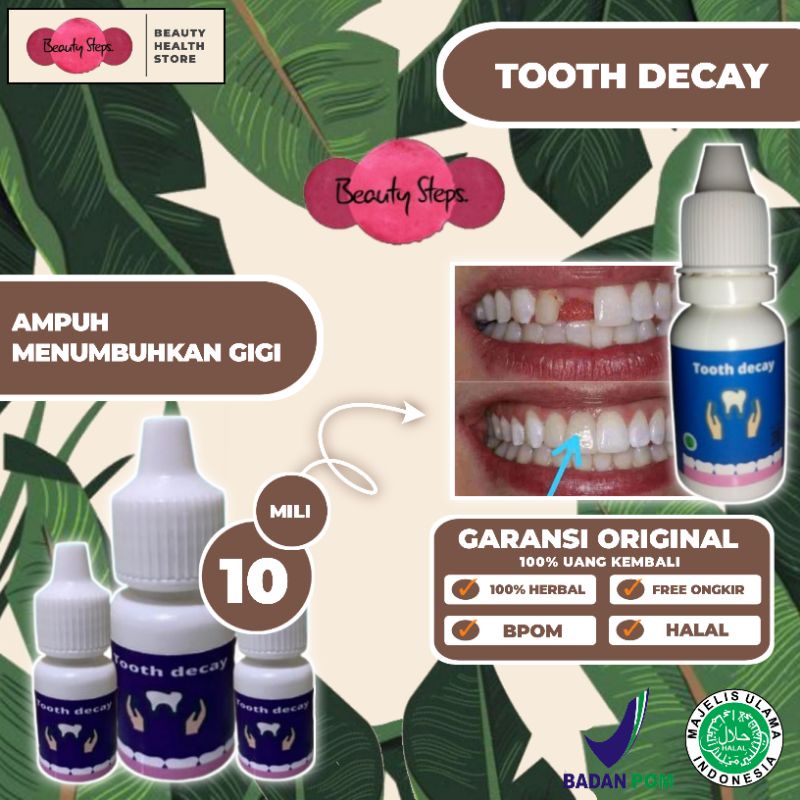 [ COD ] TOOTH DECAY | GROSIR | OBAT TETES PENUMBUH GIGI BOLONG/ BERLUBANG/ OBAT SAKIT GIGI BERLUBANG