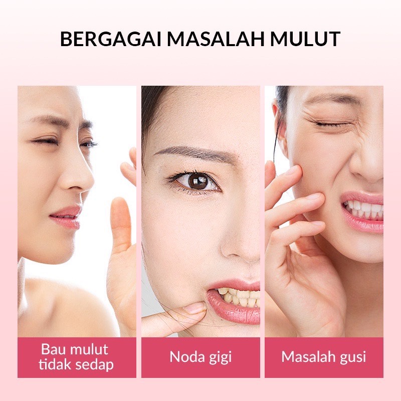 BIOAQUA Probiotic Mouth Wash / Obat Kumur Probiotic Pemutih Gigi / Nafas Segar / Karang Gigi