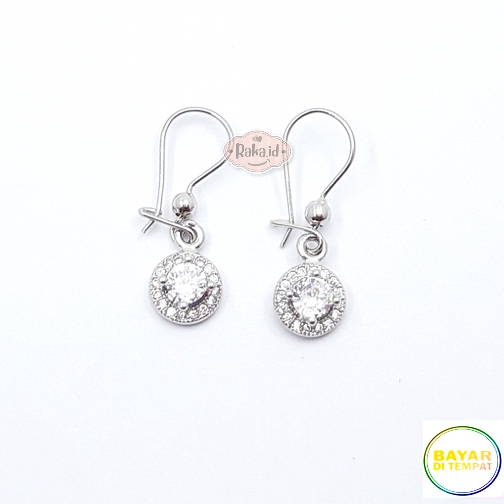 Anting Korea Anting Wanita Anti Karat Motif Bulat Mata Satu 1191
