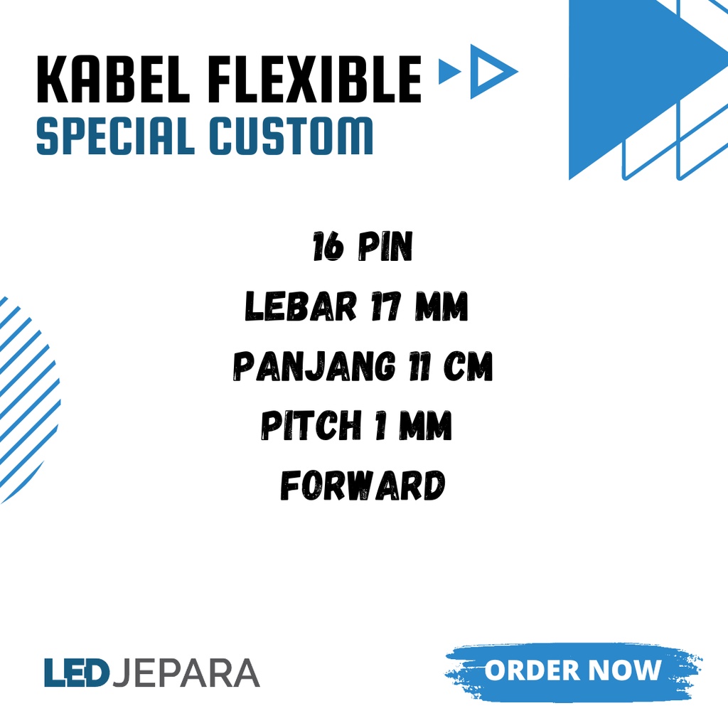 Kabel Flexible 16 Pin Panjang 11 CM Lebar 17 MM Forward