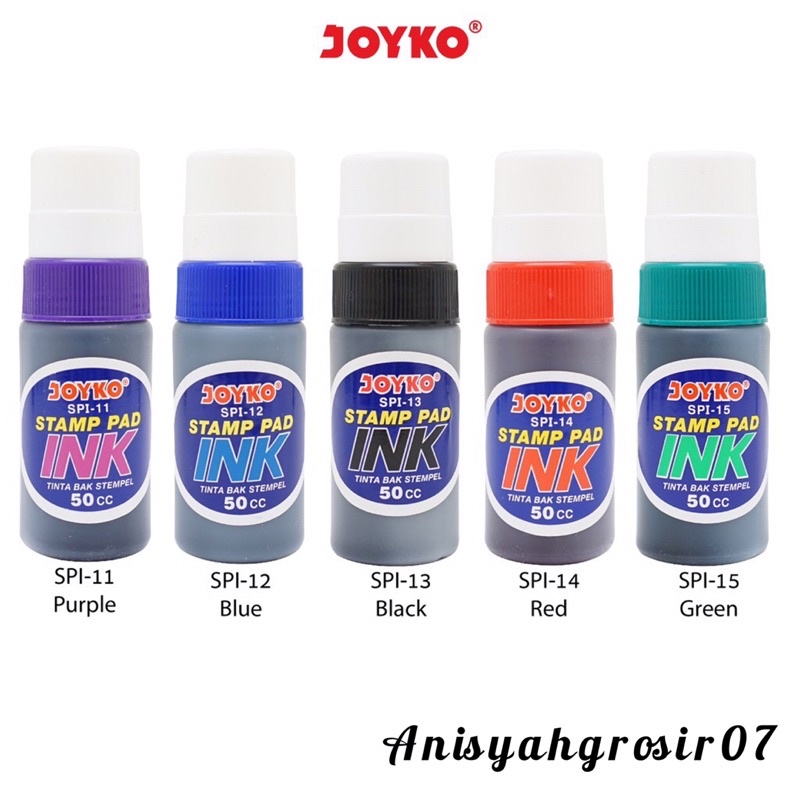 

Tinta stempel bak Joyko/Stamp pad Ink joyko Biru merah