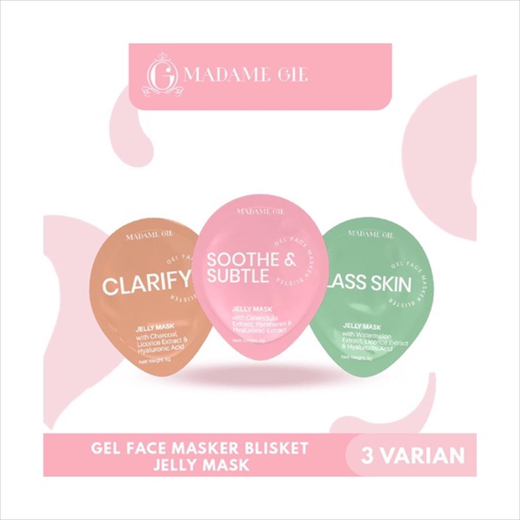 Madame Gie Luminous Sheet Mask |Madame Gie Jelly Mask | Madame Gie Sky Eye Under Pads