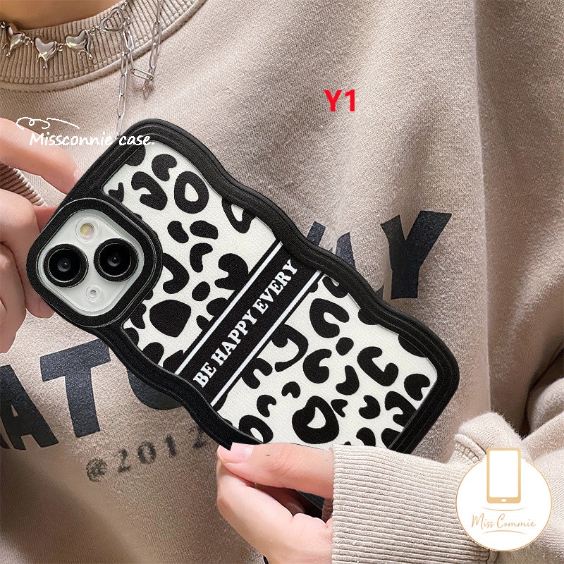 Couple Case Realme C55 C35 10 9 9Pro+8i C33 C30 C25Y C15 C25 C11 C12 C25s C20 8 C21Y C17 7I 7 C3 9i 6i 5i C20A 5 5s Fashion Motif Leopard Wavy Edge Zebra Soft TPU Sarung