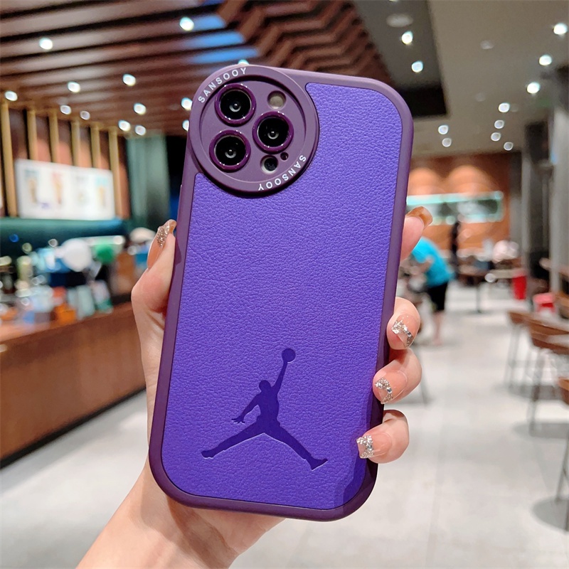 Soft Case Lensa Jordan Anti Jatuh Untuk iPhone 14 13 12 11 Pro X XS Max XR