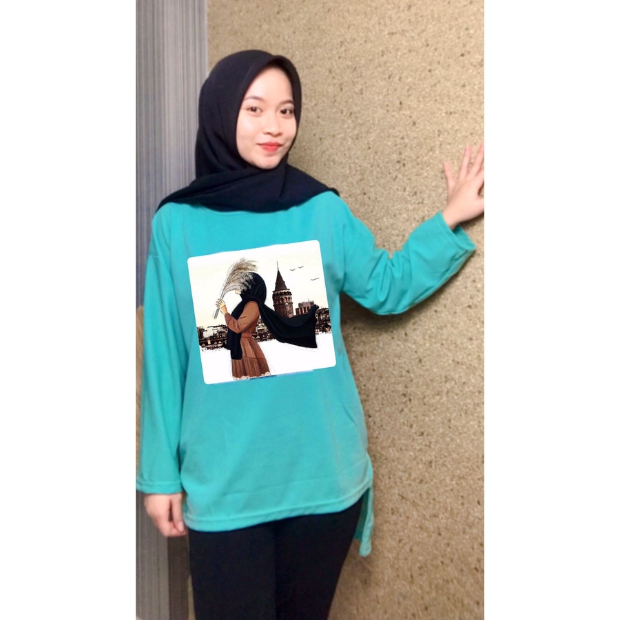 FC - TUNIK BASIC OVERSIZE WANITA HIJAB'S VARIASI 0160 DTF