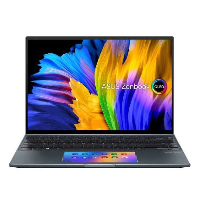 LAPTOP ASUS ZENBOOK 14X UX5400EG INTEL CORE I7 1165G7 RAM 16GB 512GB SSD WQXGA OLED MX450 TOUCH BL WIN11PRO PINE GREY