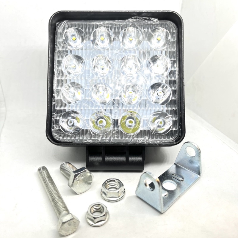 LED Work Light / Lampu Kerja Sorot 48 Watt 16 Mata 20mm 30mm 65mm Full Aluminium Flood