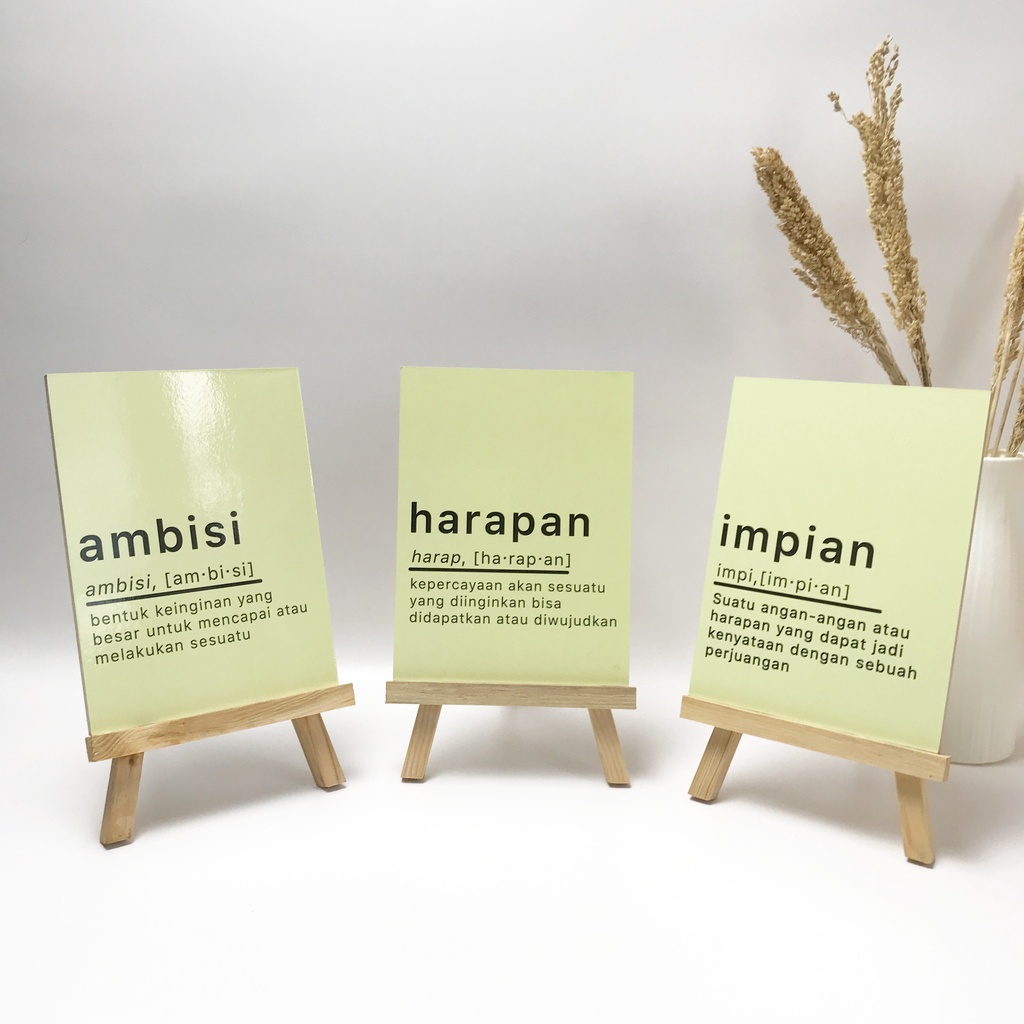 TENNESY HIASAN DINDING QUOTE KUTIPAN MOTIVASI 15x20CM WALL DECOR PAJANGAN KAYU DEKORASI DINDING KAMAR TIDUR RUMAH