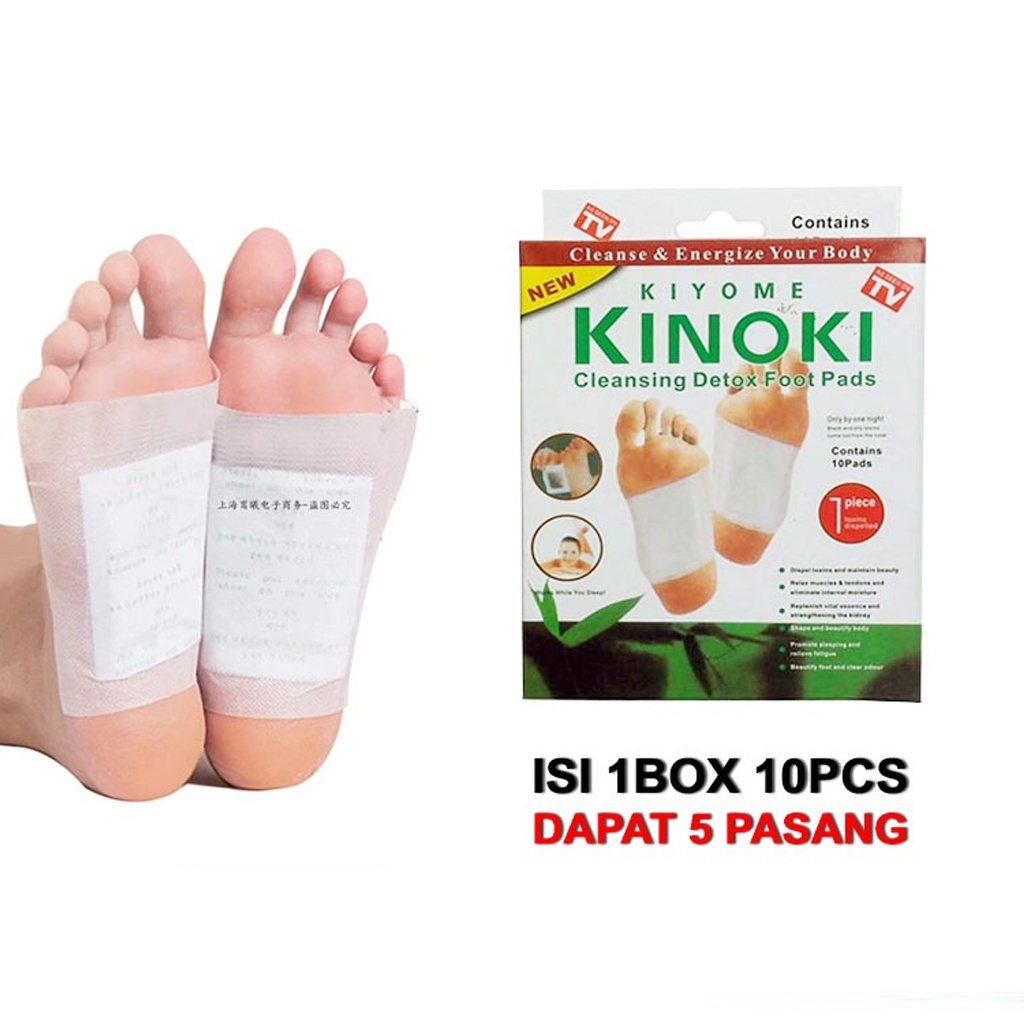 ☀ INDOLAND ☀ 1 Box 10 Pcs Koyo Kaki Kinoki White - Koyo Kaki Kinoki Detox R808