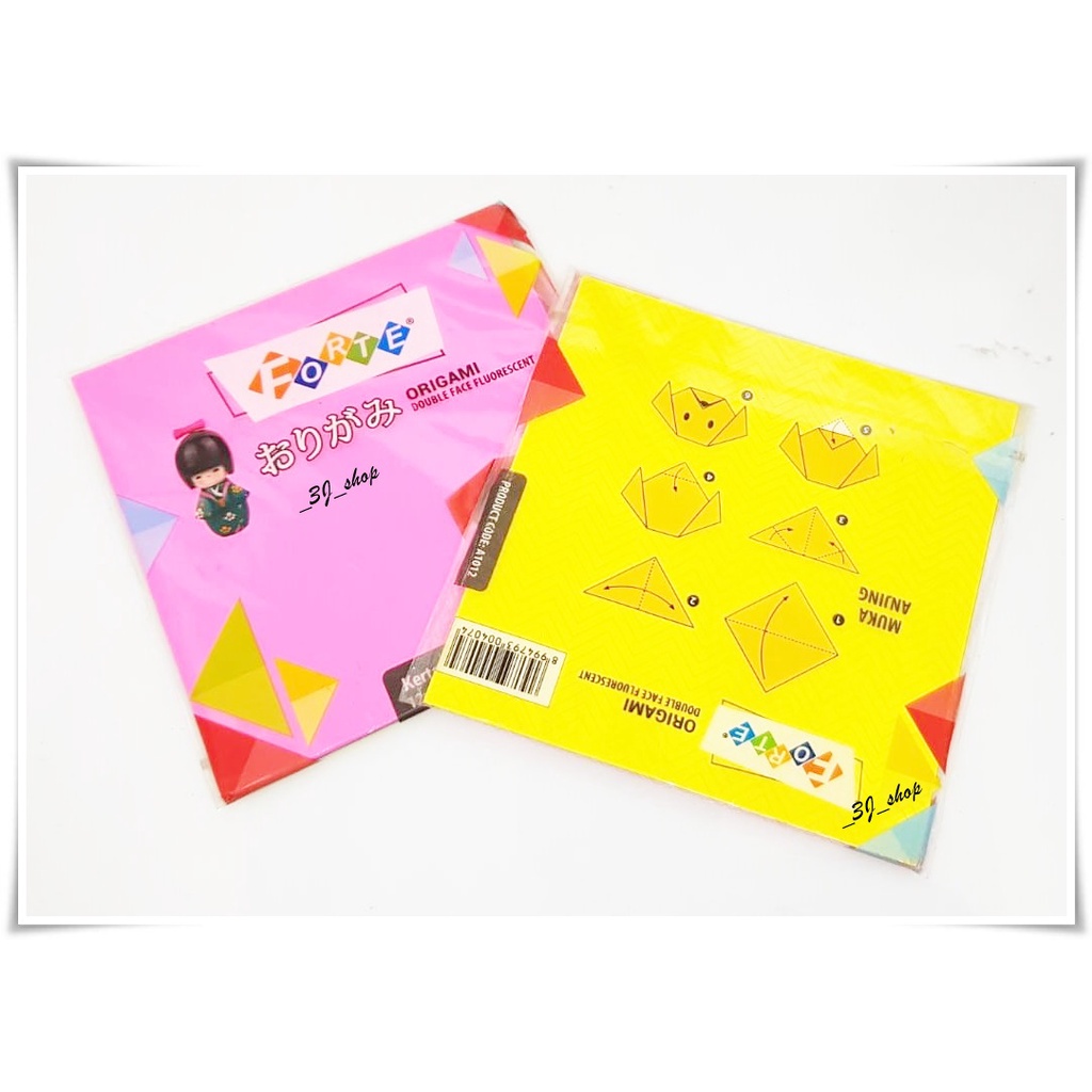 

0518-Origami forte 12x12 / Kertas lipat forte 12x12 / Kertas warna forte 12x12