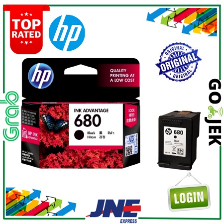 Tinta HP 680 Black Original Catridge HP 680 Black