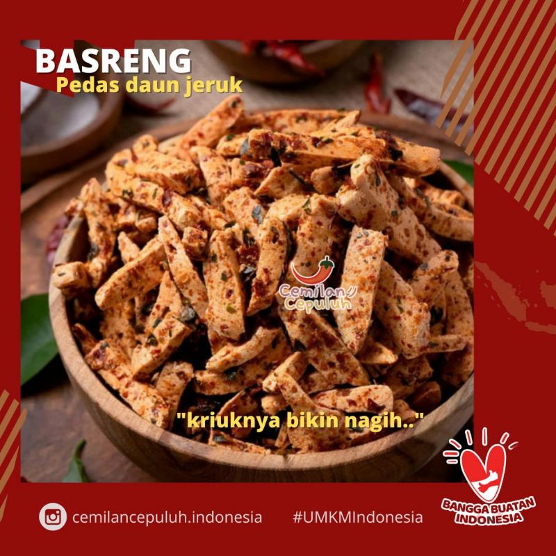 

stik baso goreng | basreng pedas daun jeruk 70 gram