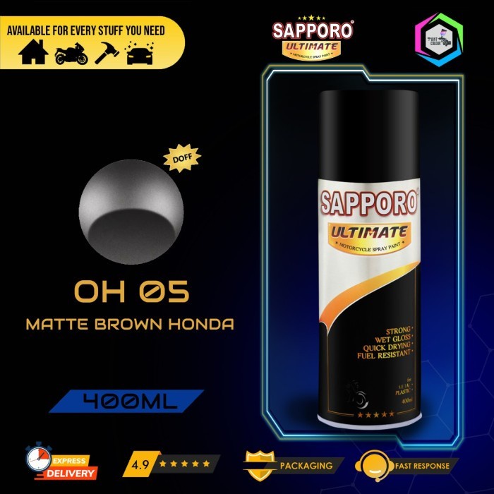 SAPPORO ULTIMATE Colour Cat Semprot OH05 MATTE BROWN HONDA HONDA 400cc