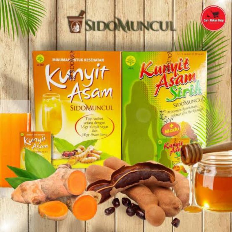 Kunyit Asam Sidomuncul / Jamu Kunyit Asam Sirih / Jamu Wanita