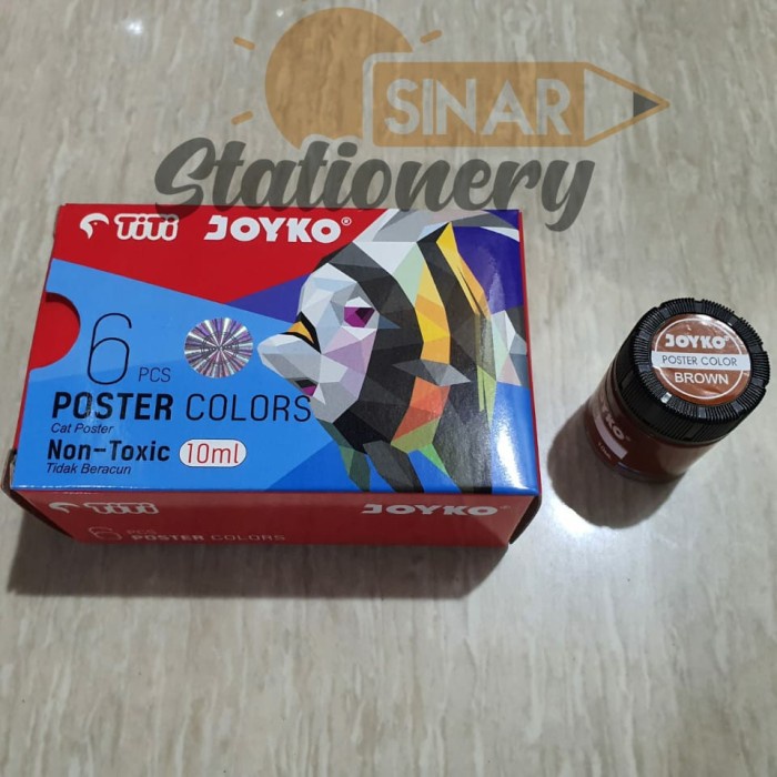 

Cuci Gudang Cat Poster Titi Brown Poc 10Ml 1Pak Isi 6Pc Hemat