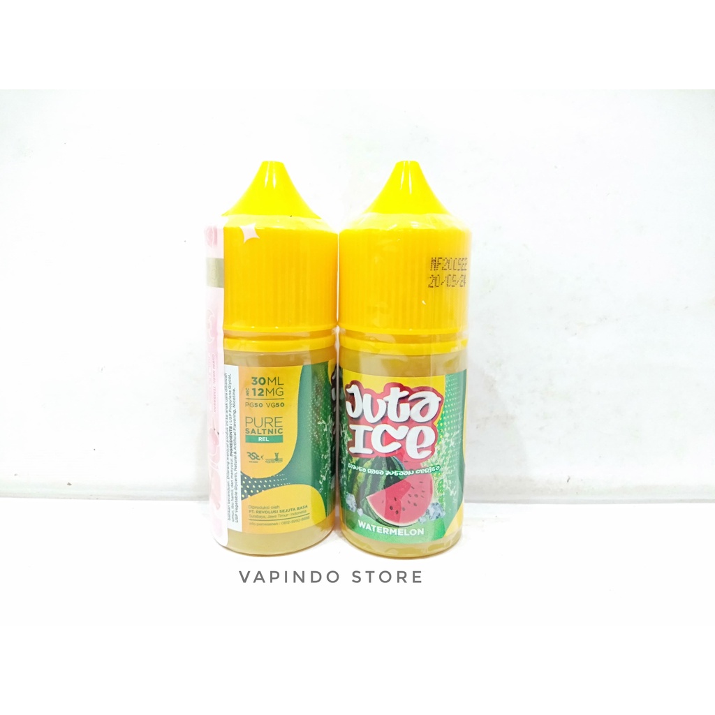 SALT JUTA JUICE ICE WATERMELON 30ML 12MG BY RSR BREW X VAPEBOSS