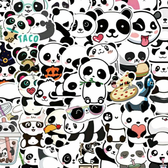 

Stiker Panda Lucu Pack Random | High Quality