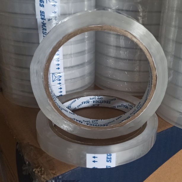 Lakban Bening 1/2 inch 12mm 72yard Selotip 12 mm 1/2&quot; OPP Tape Kecil