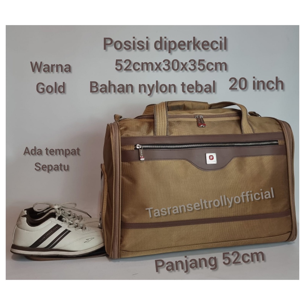 Tas Pakaian Travel Bag Polo Interclub 70cm -up Besar 100%original