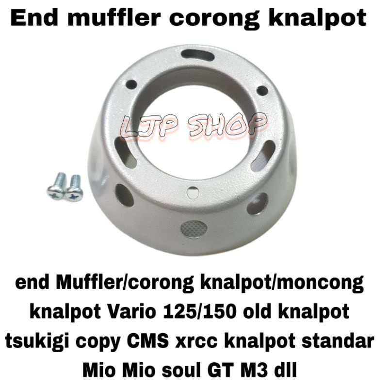 End Muffler/Corong Knlpot/Moncong knalpot honda beat Vario 125 vario 150 pcx lokal mio beat Universal