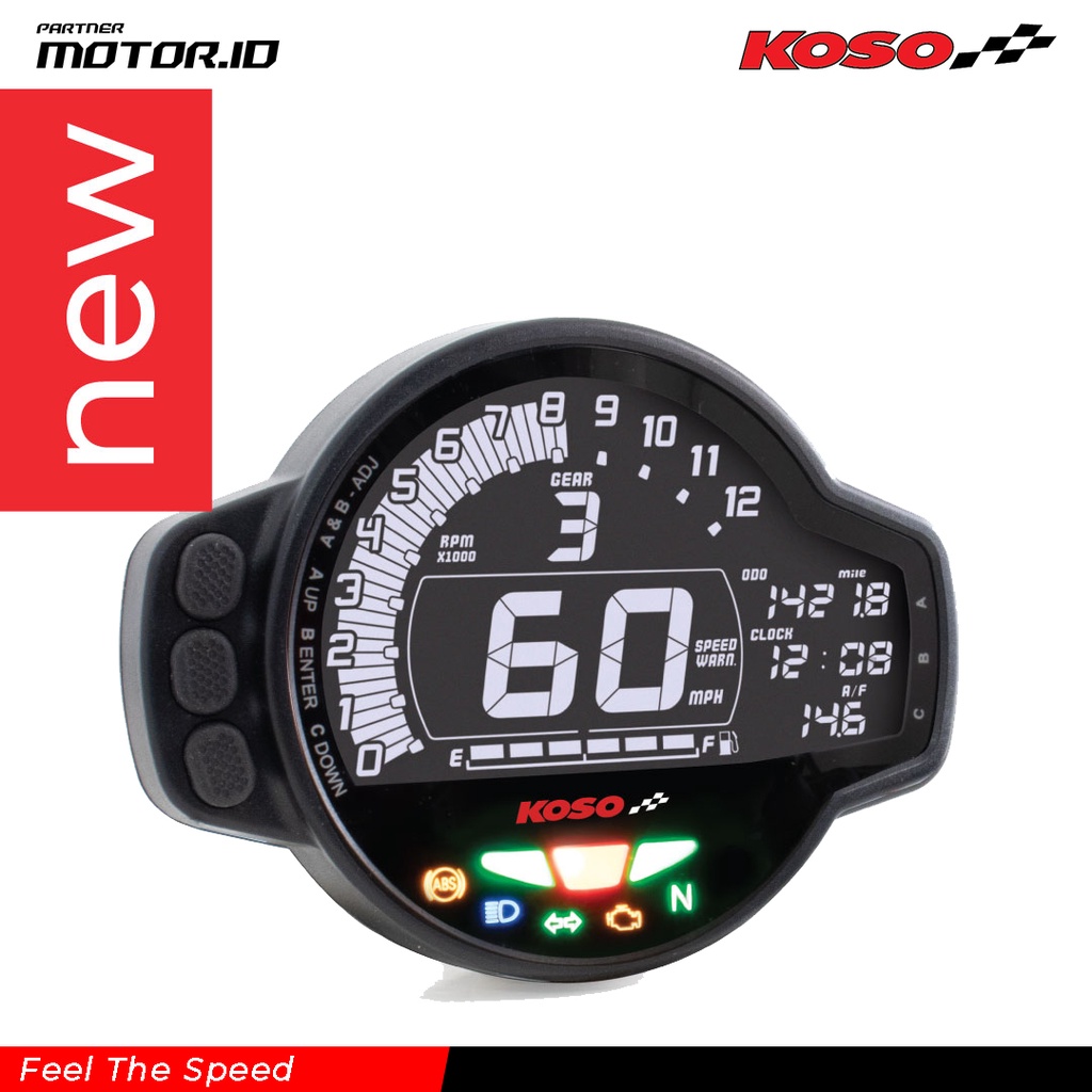 Digital LCD Meter Koso MS01 Universal