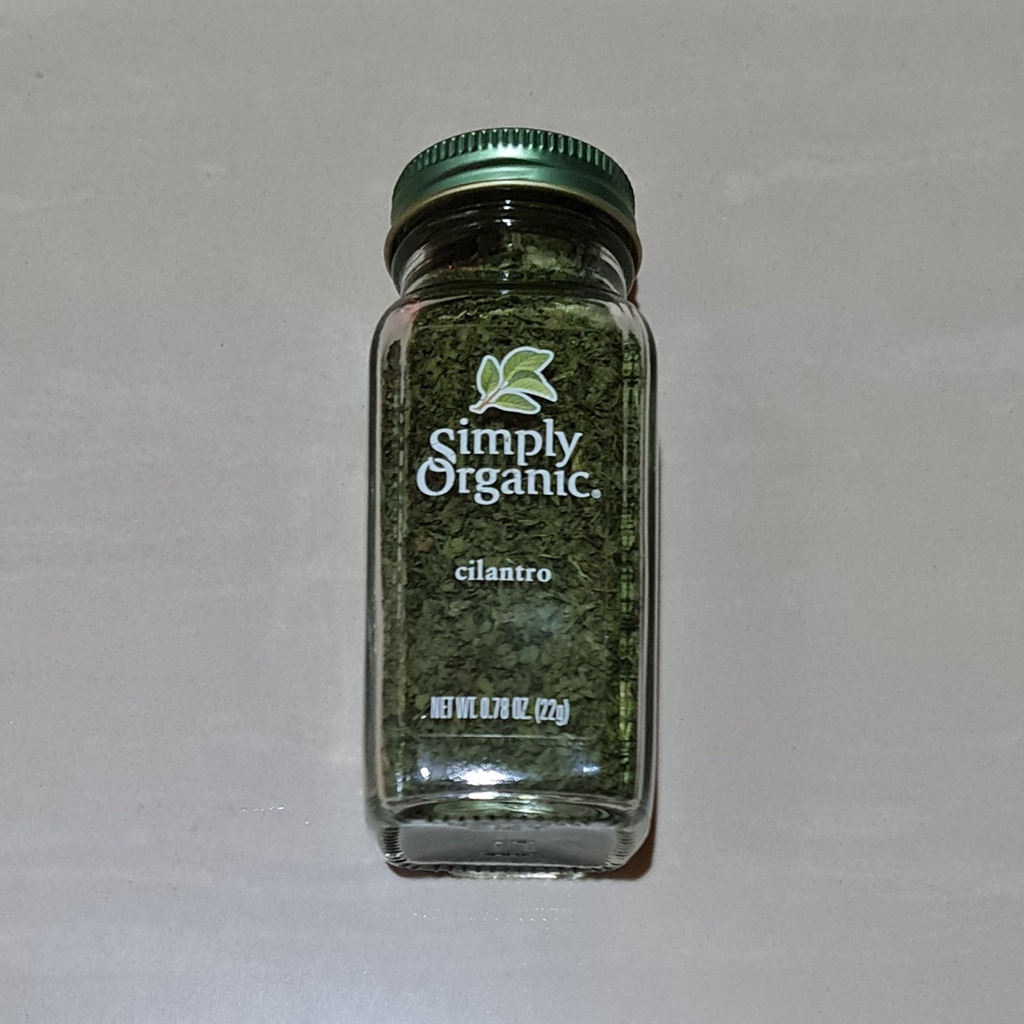 Simply Organic Cilantro Leaf Certified USDA Organic 22 Gram