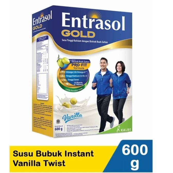 

[ COD ] Susu entrasol gold vanilla 600 gr