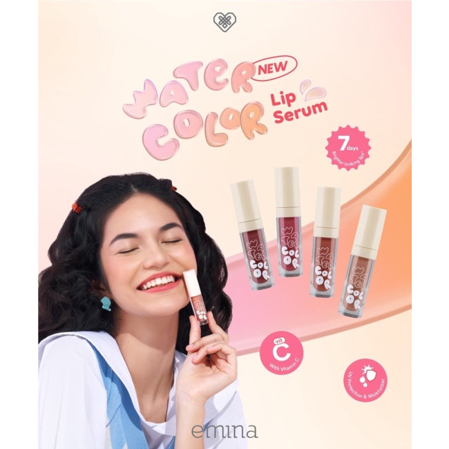 EMINA WATERCOLOR LIP SERUM GIRLSNEED77