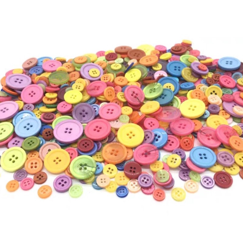 

Assorted buttons. Big and Small pastel and bright colours.
