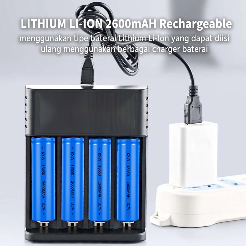 Baru Asli 18650 baterai Litium 2200mAh Baterai isi ulang /charger ulang Battery