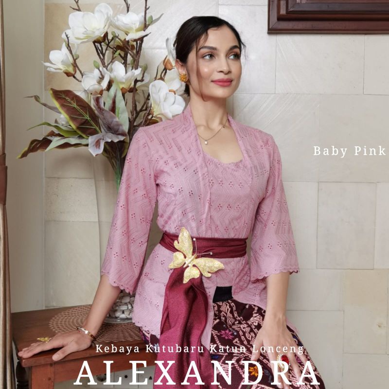 Atasan Kebaya Kutubaru Lengan Lonceng Alexandra