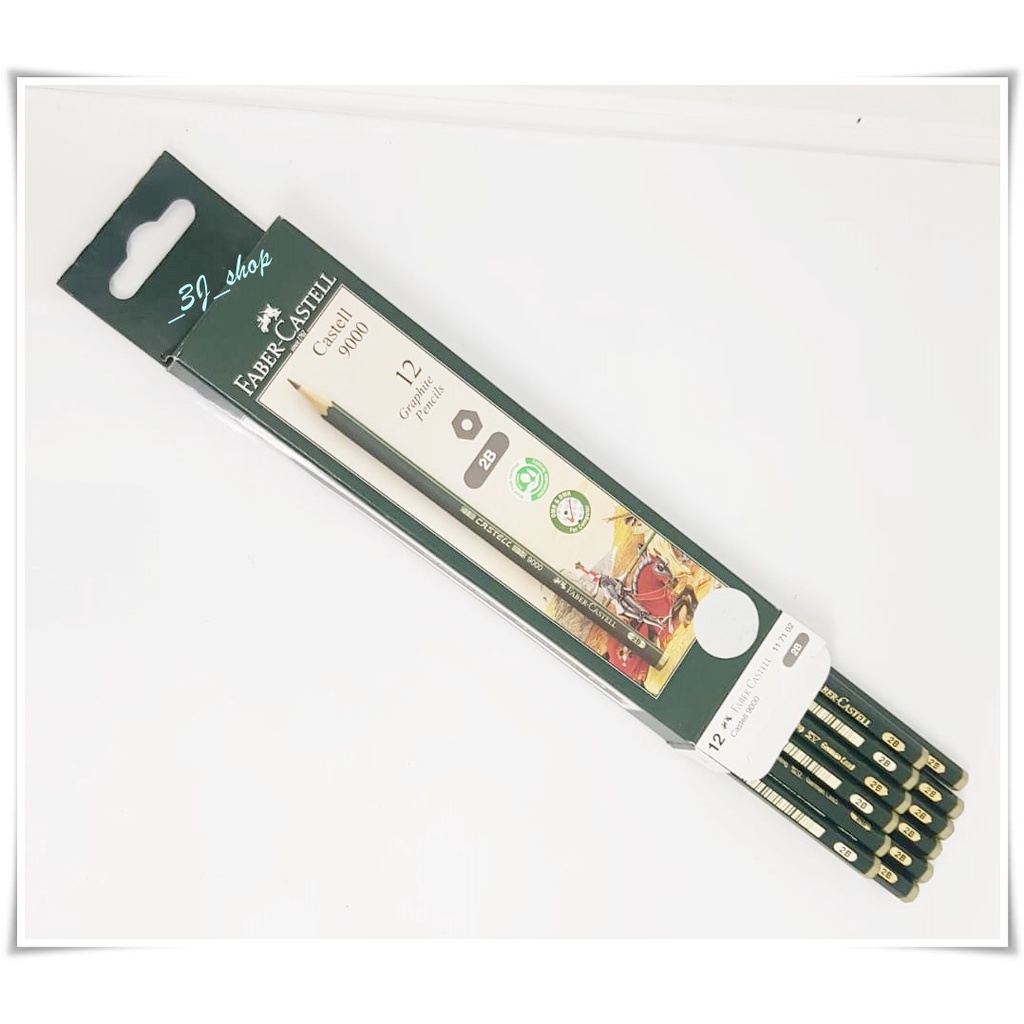 

0319-Pencil Pensil 2B Faber Castel / Selusin (12 Pcs) Pensil 2B Raut Faber Castel / Pensil 2B Satu Pack Isi 12 Pcs FaberCastel / 1 Lusin Pensil 2B Merk Faber Castel