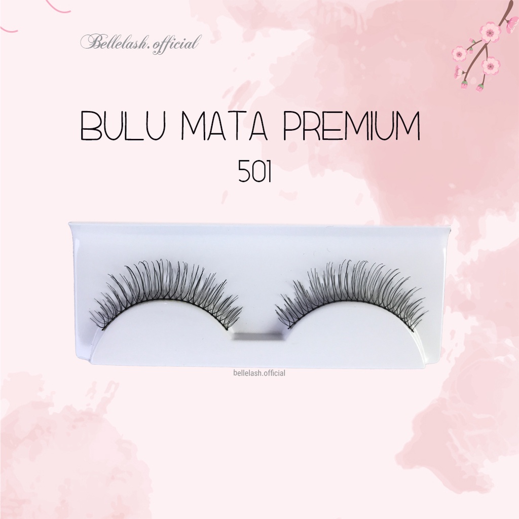 501 Bulu Mata Palsu Handmade Natural False Eyelash Eye Lashes Premium Series