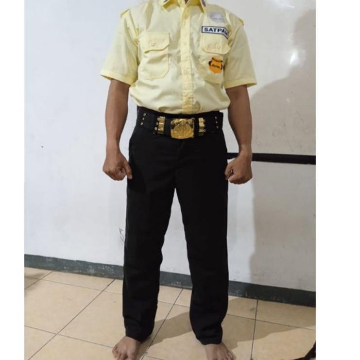 Langsung Atc SERAGAM SATPAM SECURITY BARU TERBARU PDH PDL WARNA COKLAT BAJU SERAGAM SETELAN STELAN S