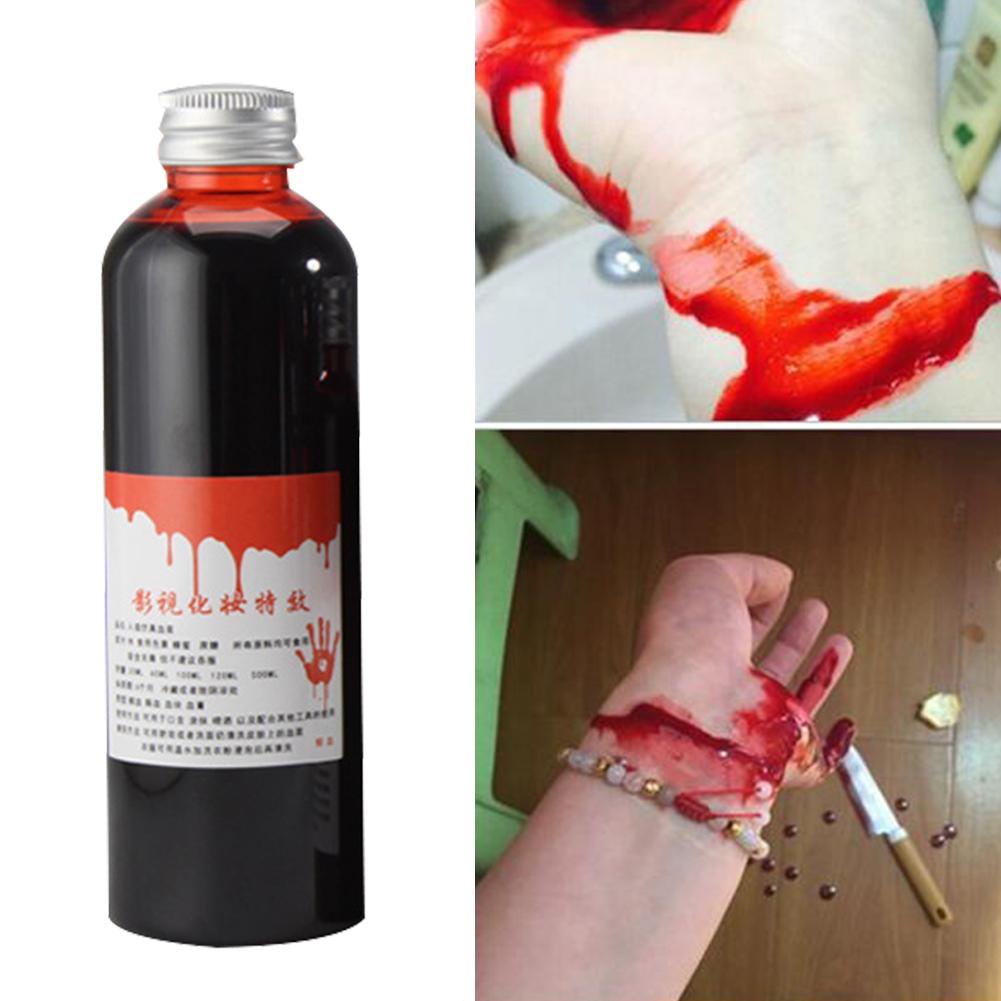 30 ml Darah Palsu Warna Merah Untuk Halloween Prank Pesta Karnaval / Darah palsu mainan prank murah 