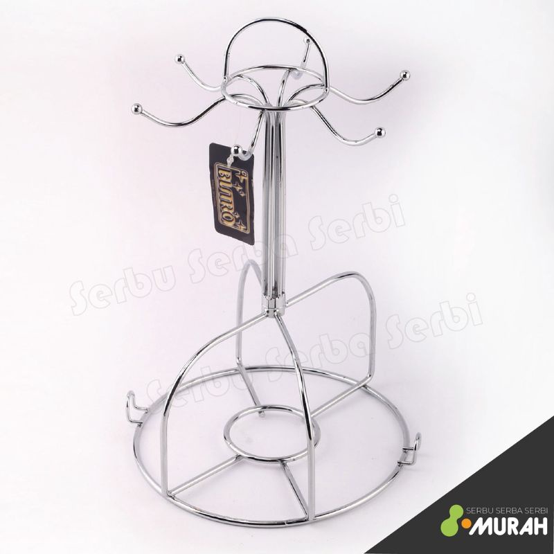 stand holder rak cangkir bistro rak cangkir gantung stainlist